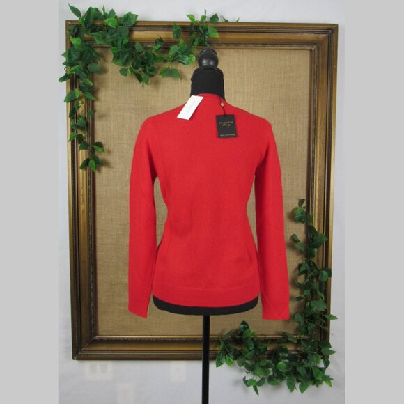 Charter Club Petite Luxury V-Neck Cashmere Sweater - Picture 3 of 5